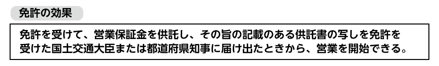 免許の効果