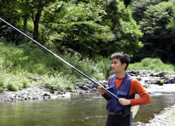 中尾さんの趣味は釣り。腕前はプロ級
