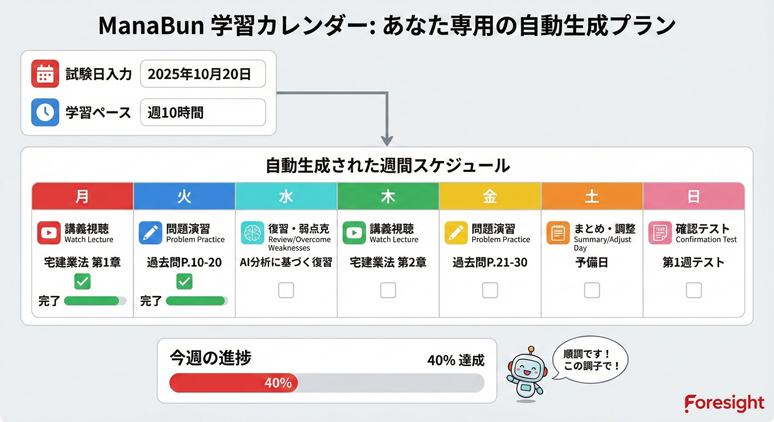 ManaBun学習カレンダー