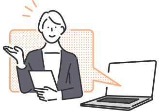 転職・就職の相談ができることを表したイラスト