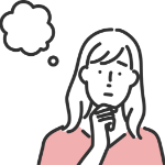 自分に合った求人があるか知りたいと思っている女性のイラスト